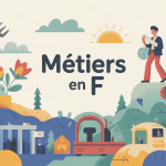 illustration métiers en f secteur panorama