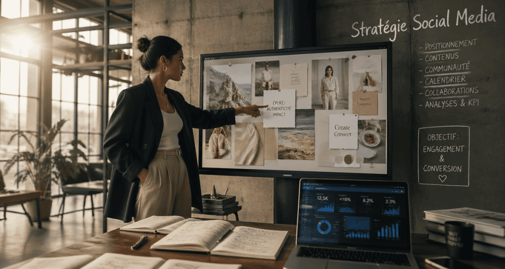 formation social media manager jeune femme stratégie réseaux sociaux