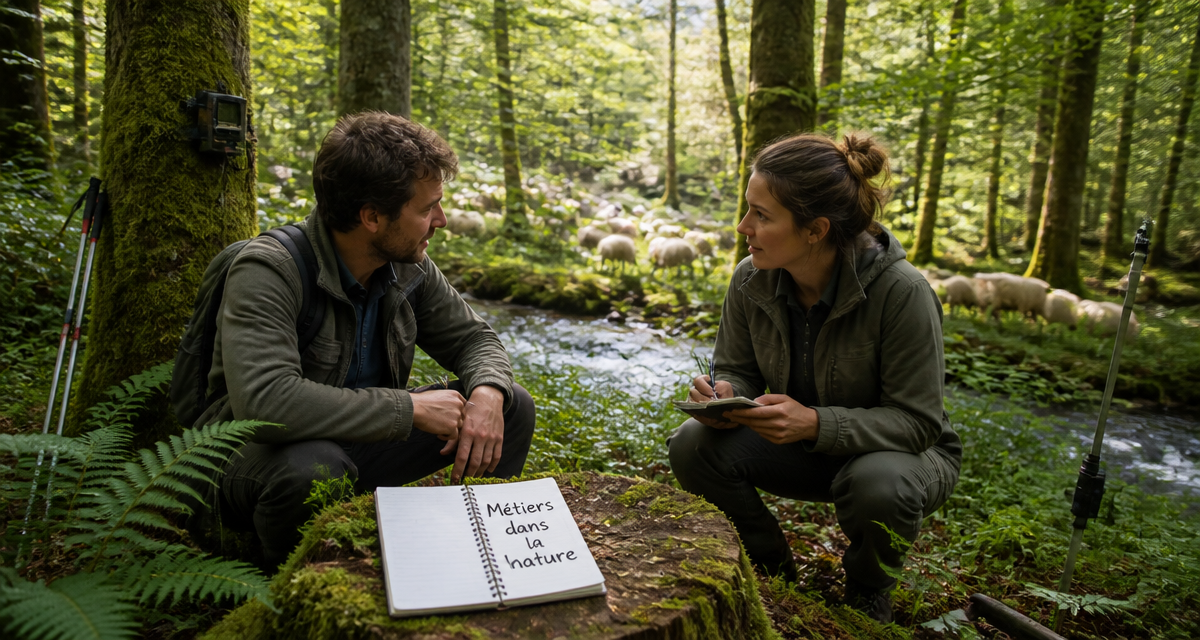 Metier dans la nature en foret technicien et ecologue