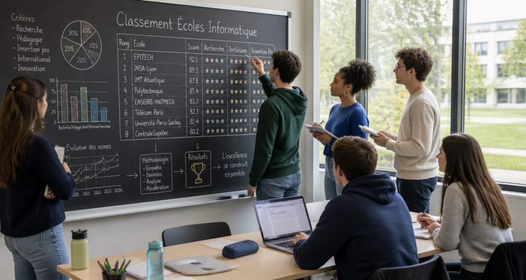 Classement des ecoles informatiques étudiants