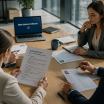 Comment recruter, réunion de recruteurs examinant CV