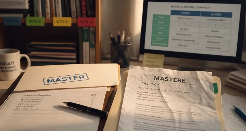 Mastère ou master : comparer des diplômes bac+5