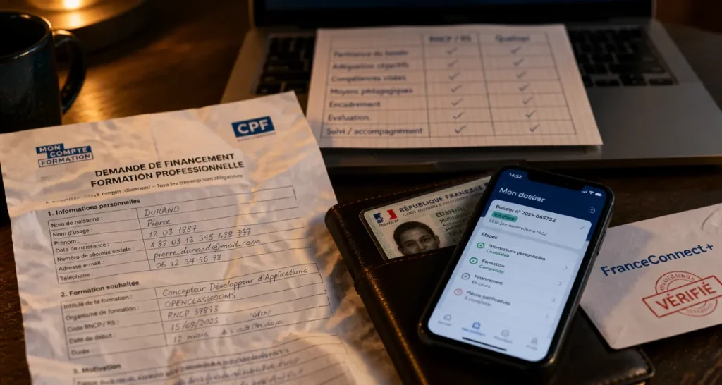 Meilleure formation CPF : critères FranceConnect+ et dossier