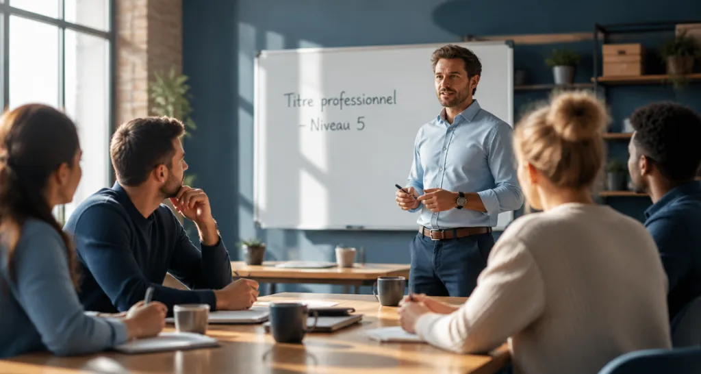 formation titre pro niveau 5 en salle