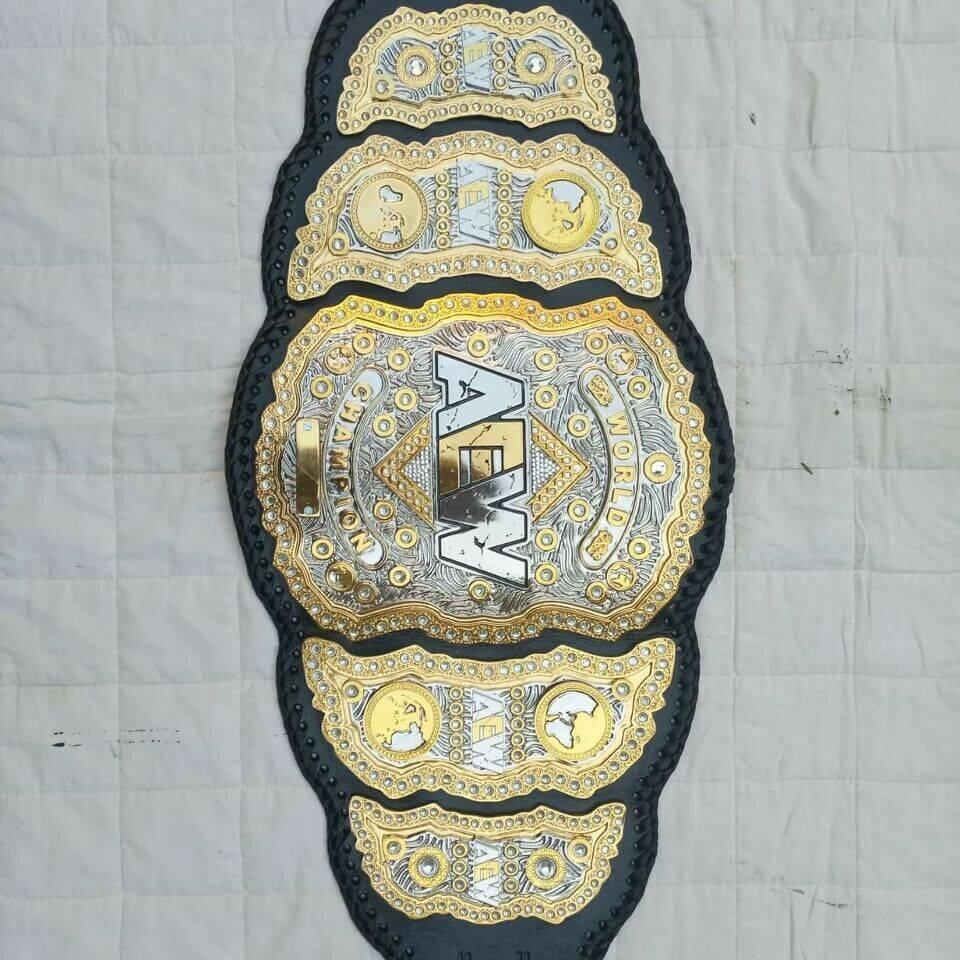 AEW Heavyweight Championship Belt 24K Gold Replica - Image 2
