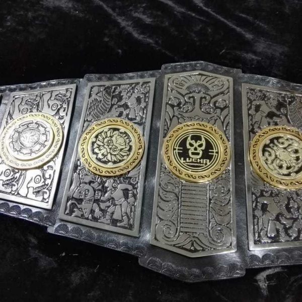 LUCHA UNDERGROUND GIFT OF GOD Zinc Championship Belt