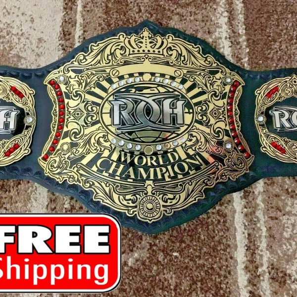 ROH WORLD TELEVISION Brass Championship Belt