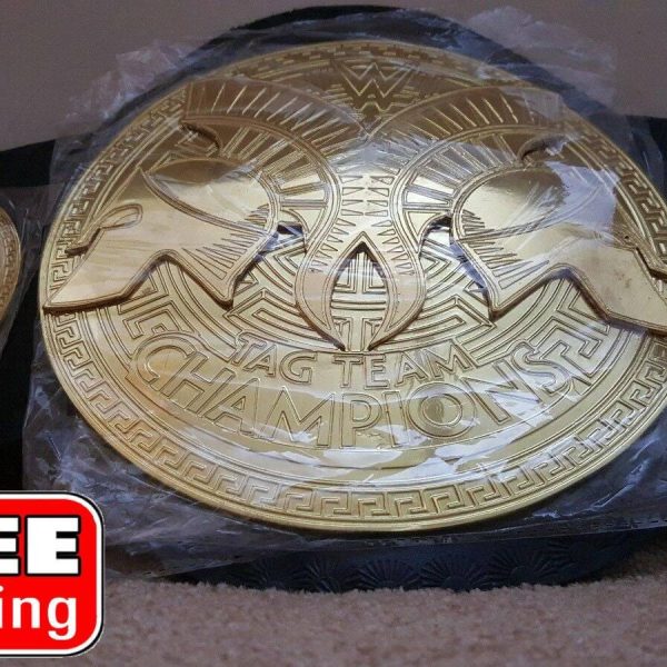 WWE WORLD TAG TEAM Brass Championship Title Belt