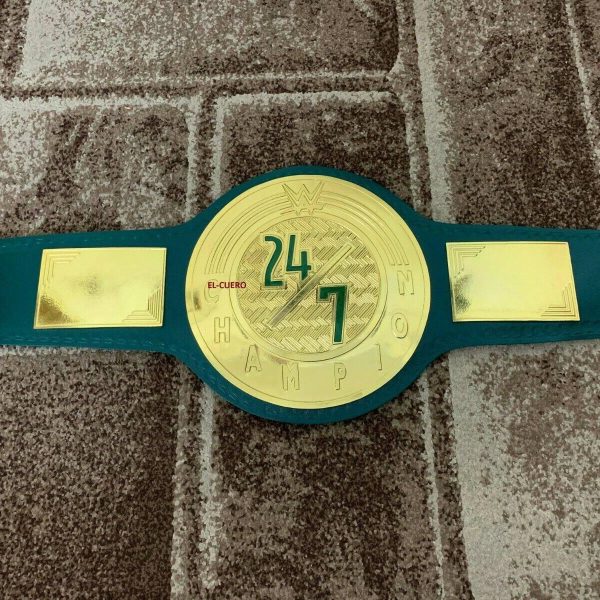 WWE 24/7 CLASSIC Brass Championship Belt