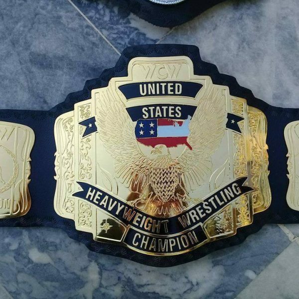WCW UNITED STATES HEAVYWEIGHT Brass Championship Belt