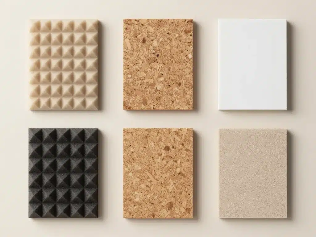 types isolant phonique mince pour mur matériaux produits