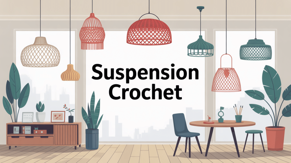 Vue d'ensemble suspension crochet pour décoration, industriel et luminaires