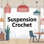 Vue d'ensemble suspension crochet pour décoration, industriel et luminaires