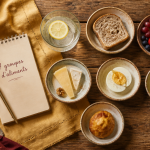les 7 groupes d aliments tableau bols variés sur table