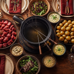 accompagnement fondue bourguignonne caquelon sauces et garnitures