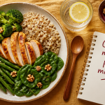 quoi manger pour maigrir assiette saine légumes poulet