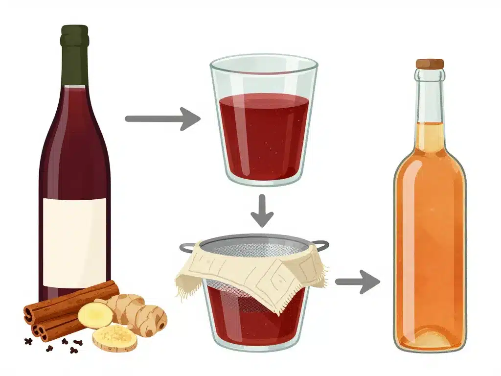 hypocras recette maison étapes ingrédients filtration