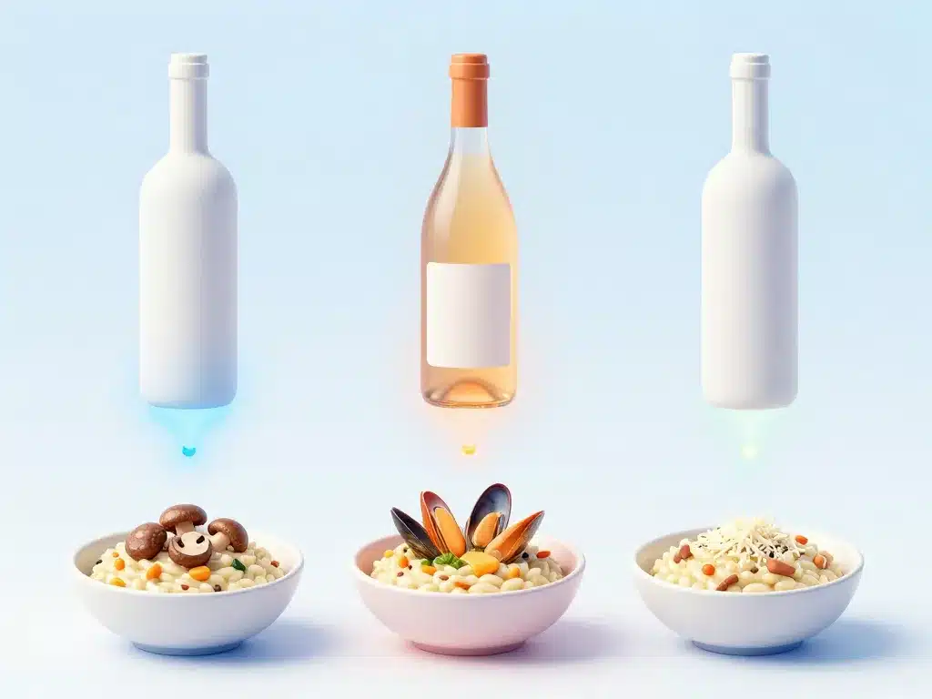 adapter le vin blanc pour risotto selon le plat