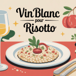 illustration de quel vin blanc pour risotto cuisine italienne