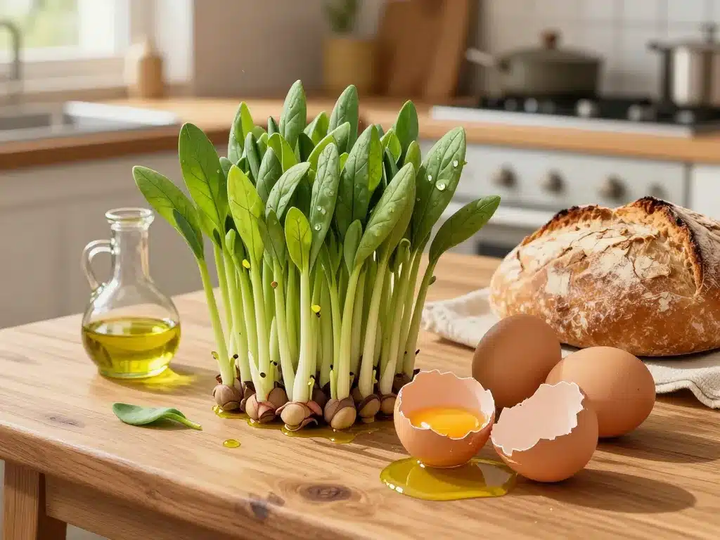 respounchous frais œufs pain cuisine