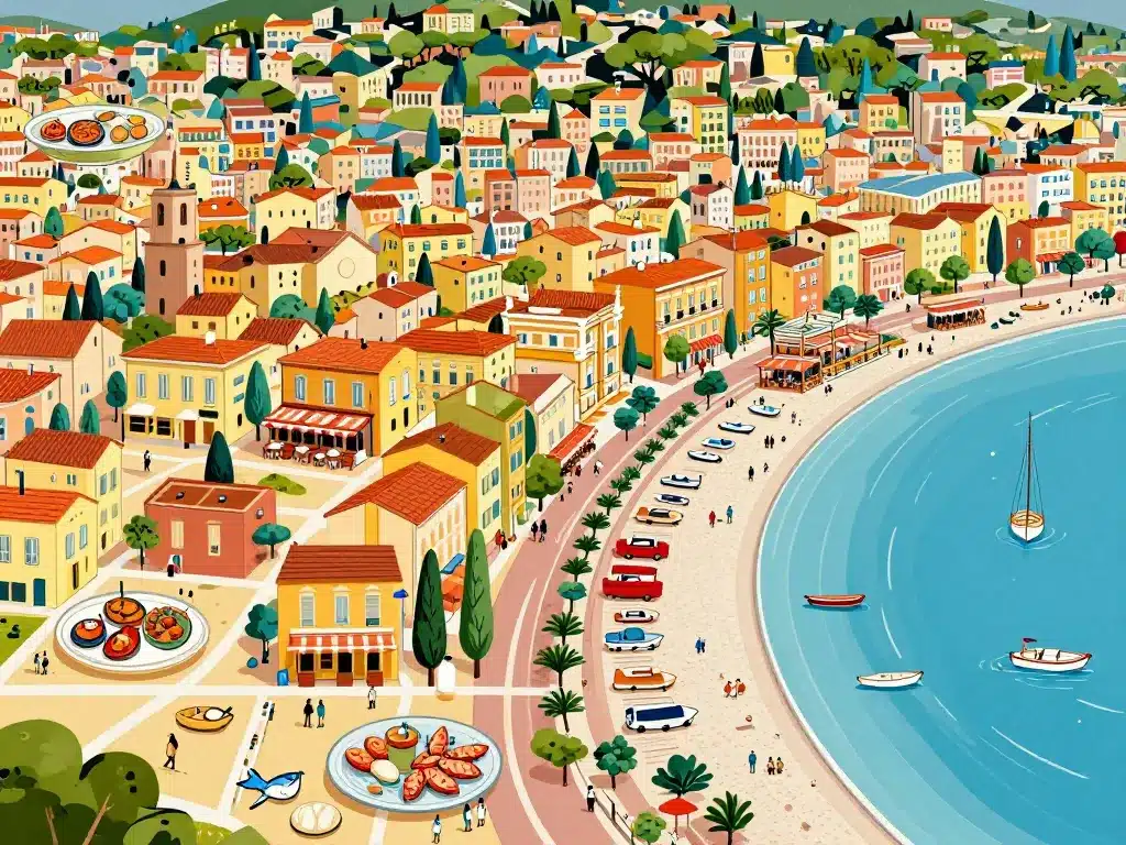 restaurant de fruits de mer nice quartiers populaires carte