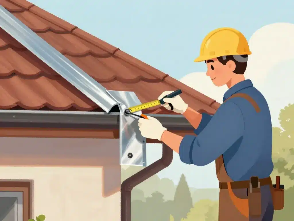 solin contre mur pose étapes illustration