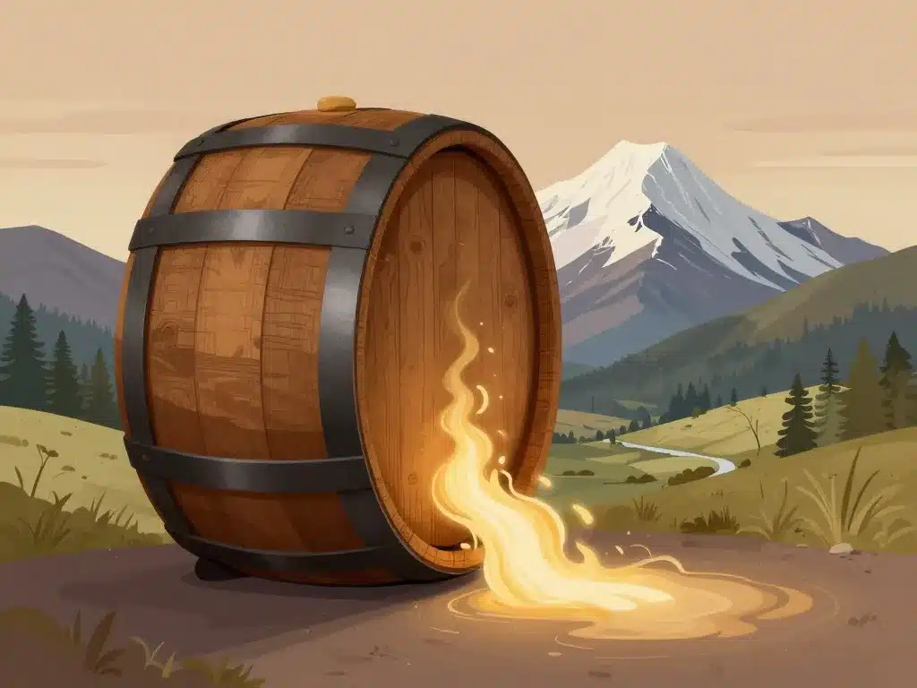 Togouchi whisky illustration origine tunnel barrique