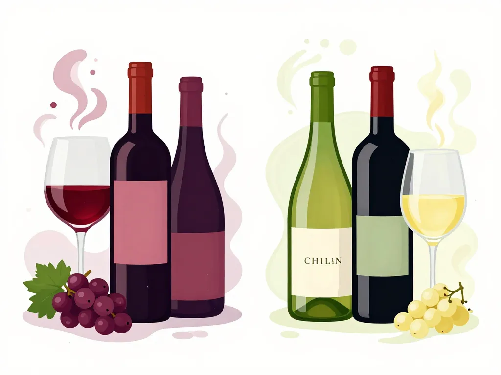 diagramme styles vin chilien rouges blancs