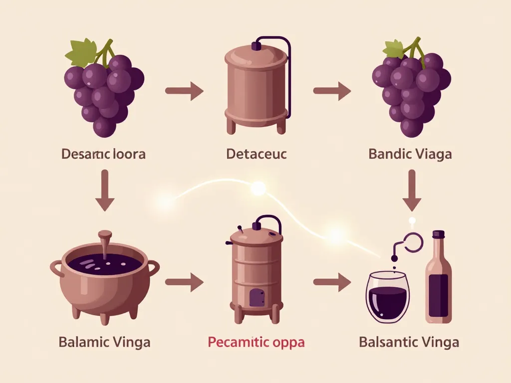 diagramme processus vinaigre balsamique halal