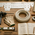 outils installation climatiseur split sur plan de travail
