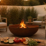 qu est ce qu un brasero sur terrasse bois