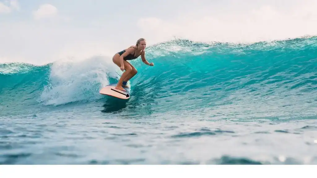 surfer pooping up
