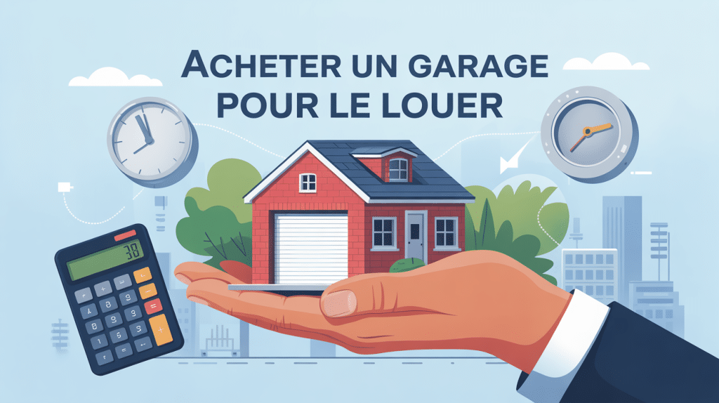acheter un garage et le louer illustration immobilière