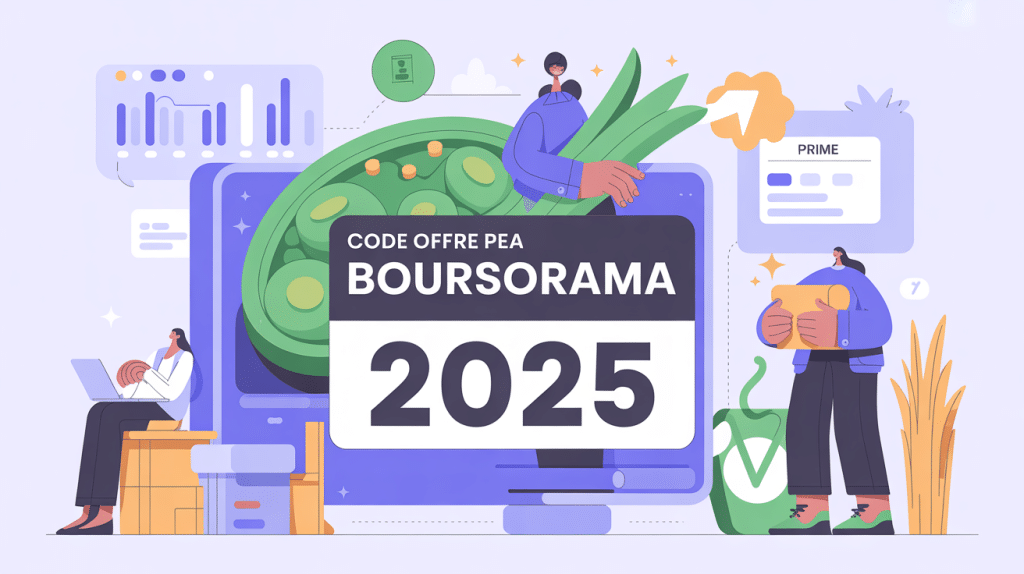 code offre pea boursorama 2024 illustration ouverture prime