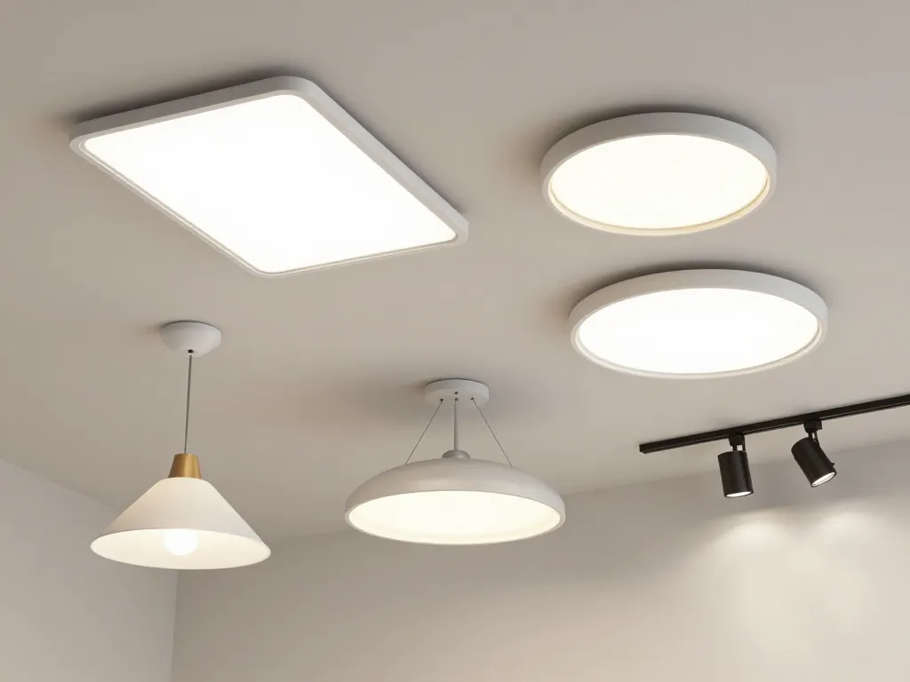 eclairage pour plafond différents modèles principaux