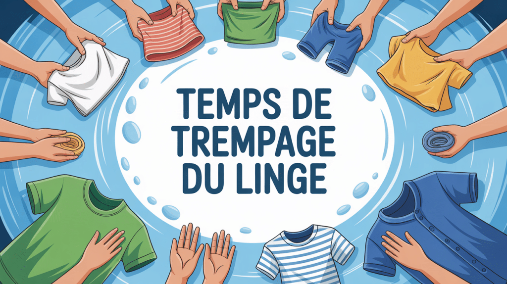 lavage à la main combien de temps laisser tremper linge dans bassine