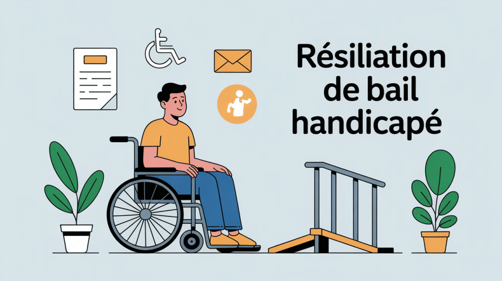 locataire handicapé résiliation bail départ serein appartement
