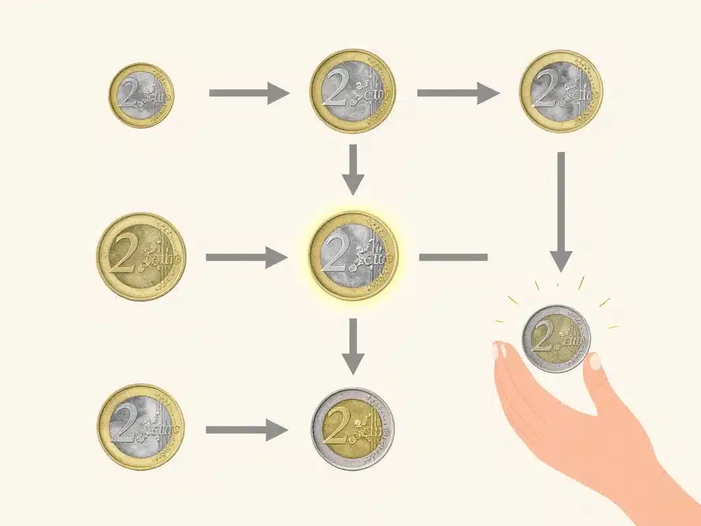 diagramme valeur pieces 2 euro 2022 criteres SEO