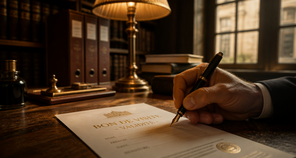 Durée de validité d'un bon de visite agence immobilière signature