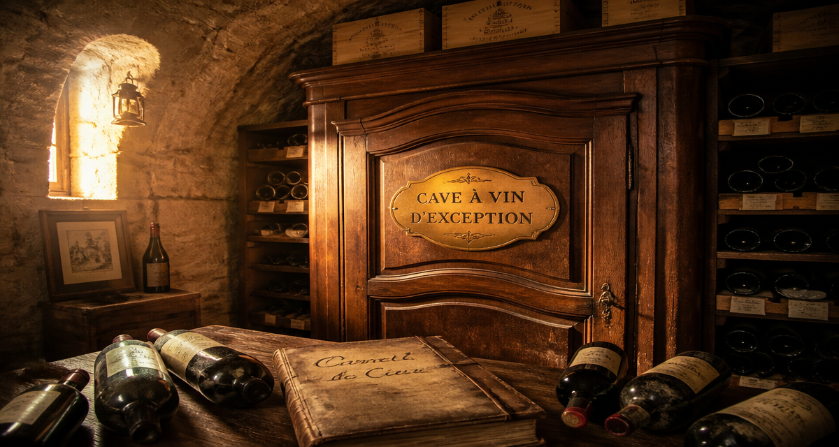 meilleur cave à vin de vieillissement dans cave voûtée pierre