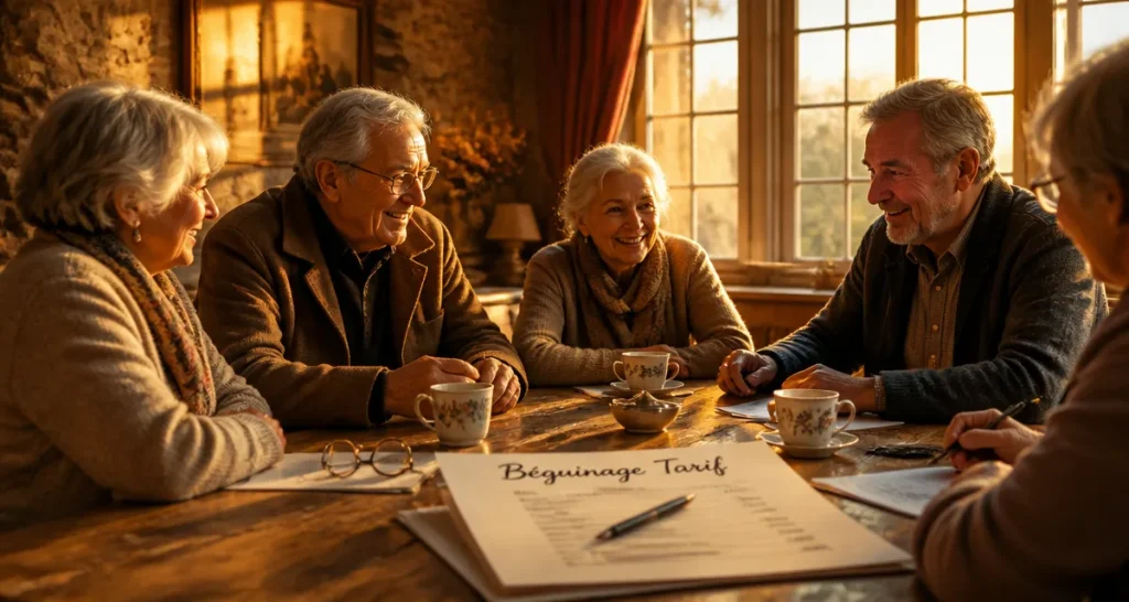 béguinage tarif seniors en salle commune