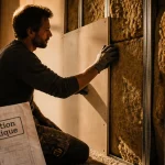 Isoler phoniquement une pièce : pose de plaque phonique et laine de roche pour bloquer les bruits