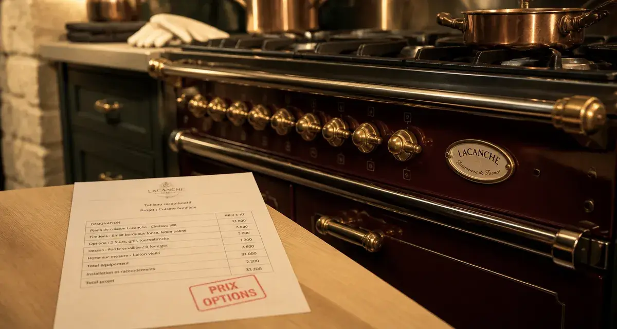 Piano lacanche prix : options et budget pour cuisine haut de gamme