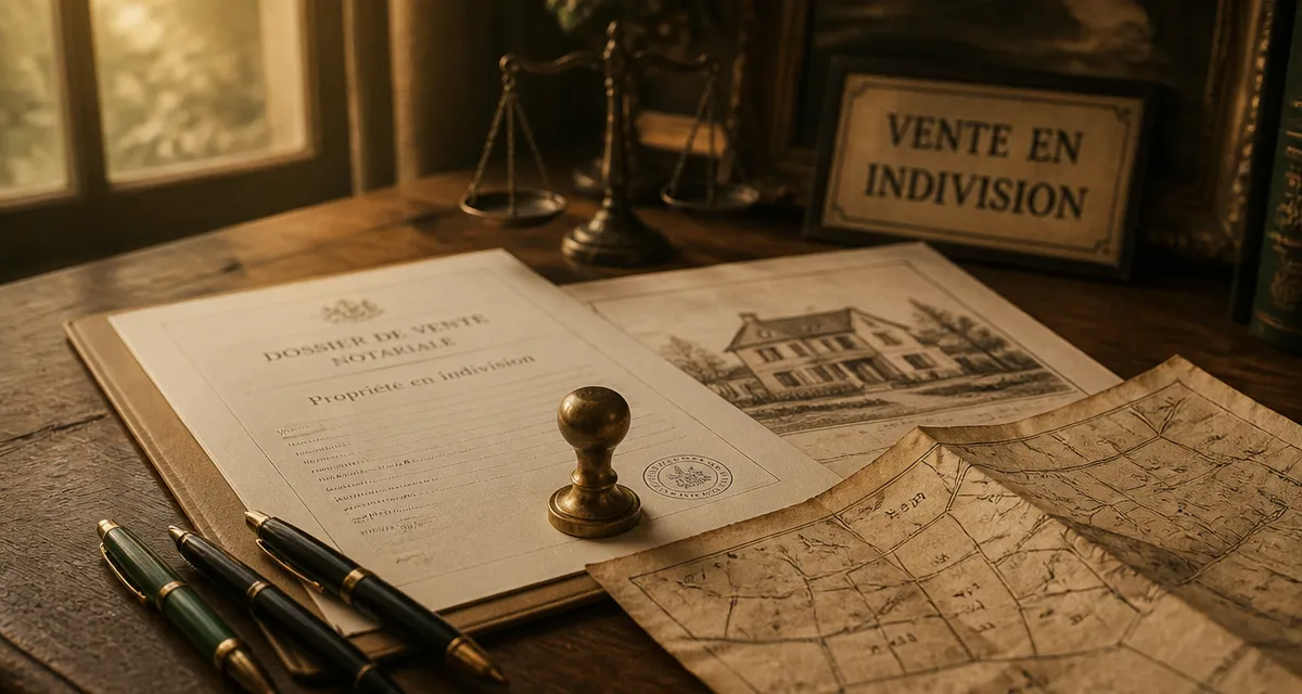 Vente maison en indivision entre frère et sœur : dossier notarial près du plan de maison