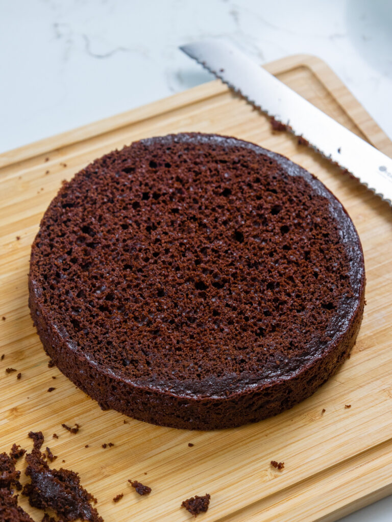 image of peanut butter buttercream frosting that