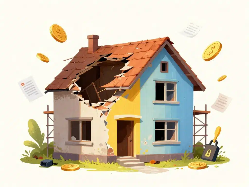 maison abandonnée à donner financement rénovation transformation