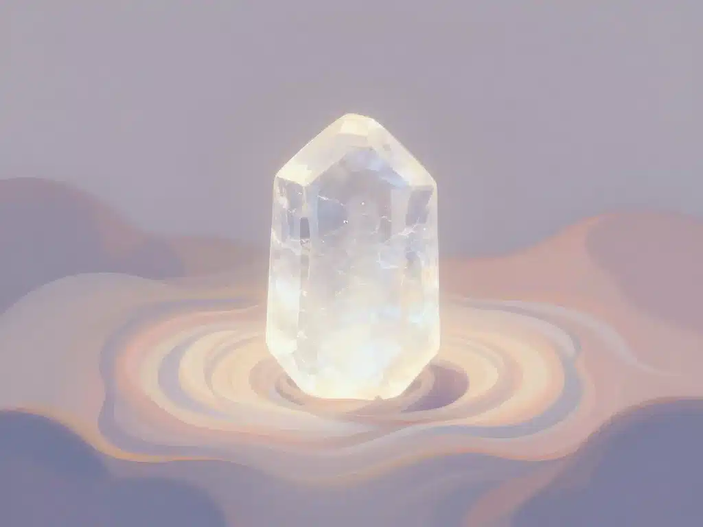 Quartz blanc rayonnant énergie douce apaisante