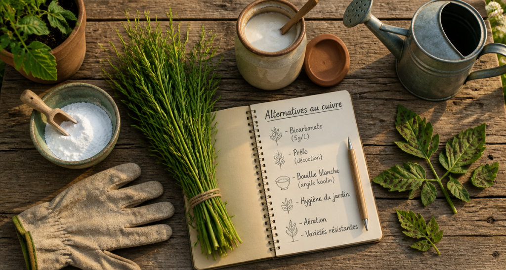 Par quoi remplacer la bouillie bordelaise au potager alternatives naturelles