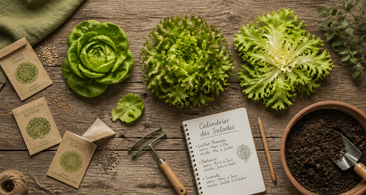 Quand planter des salades image calendrier