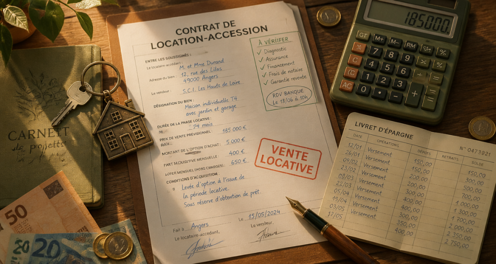 vente locative contrat location-accession et clés